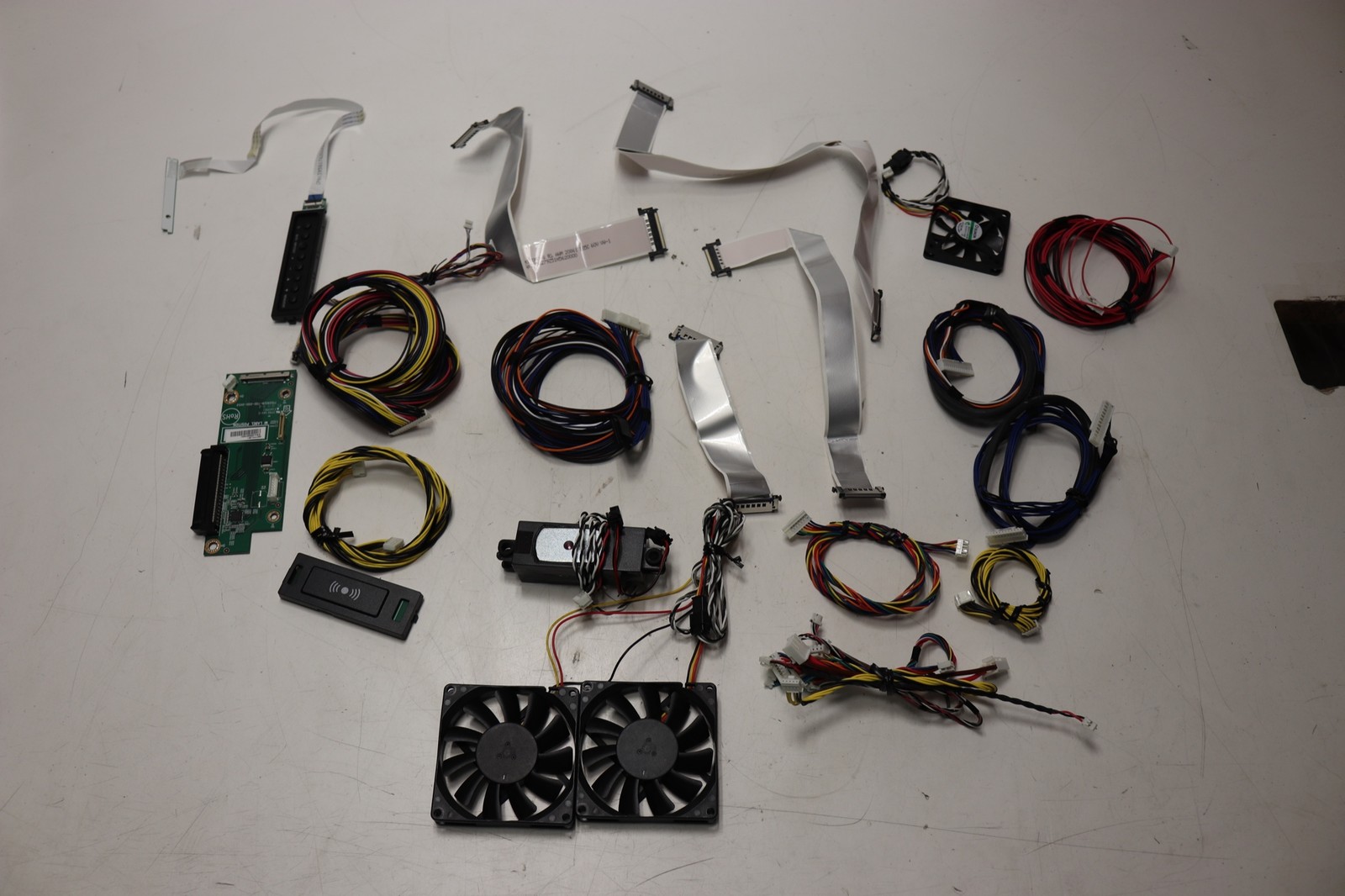 NEC MultiSync C981Q Parts Flex Cables, Fans, Small Boards, Speakers Wires