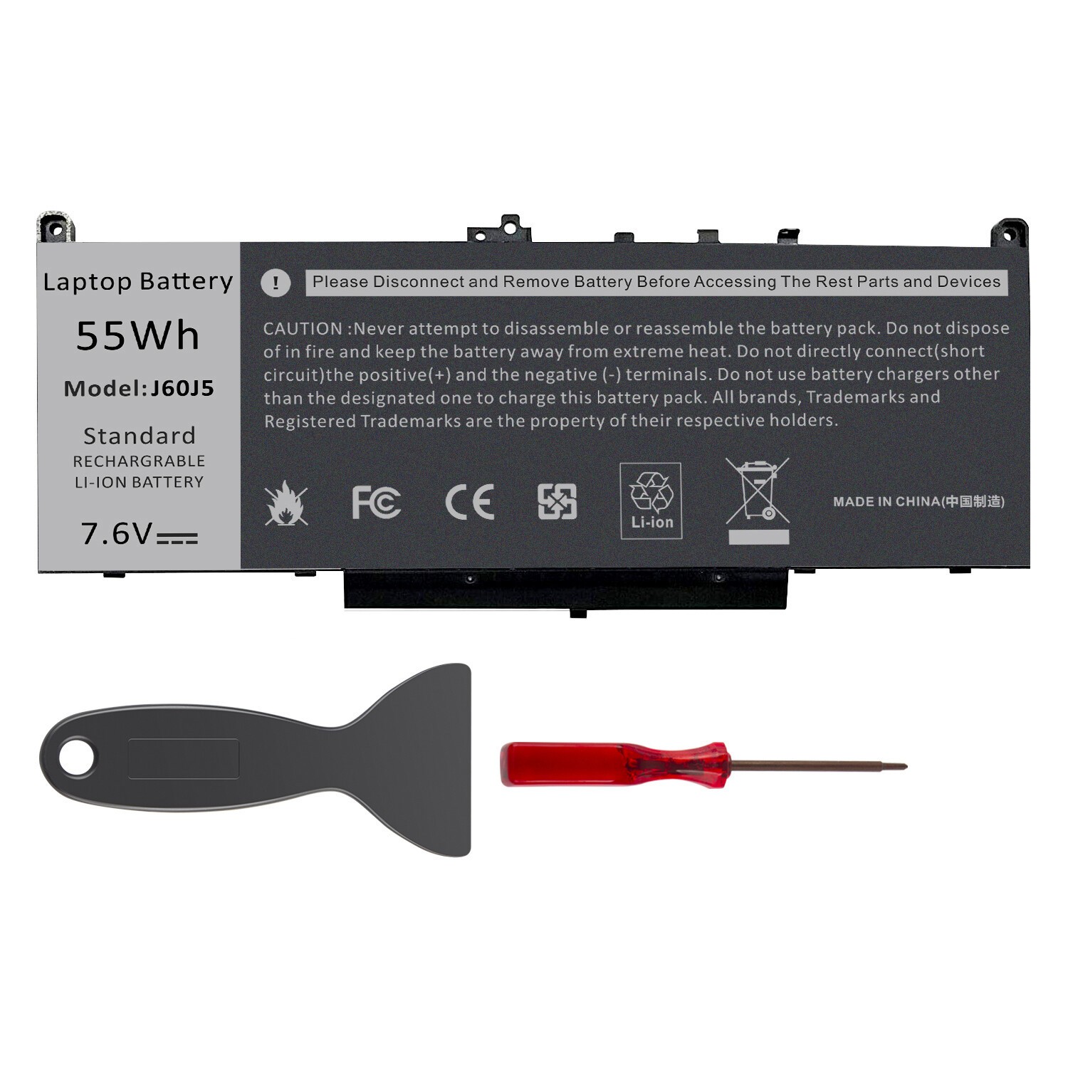 ✅J60J5/7CJRC Battery For Dell Latitude E7270 E7470 7470 7270 MC34Y 242WD 21X15
