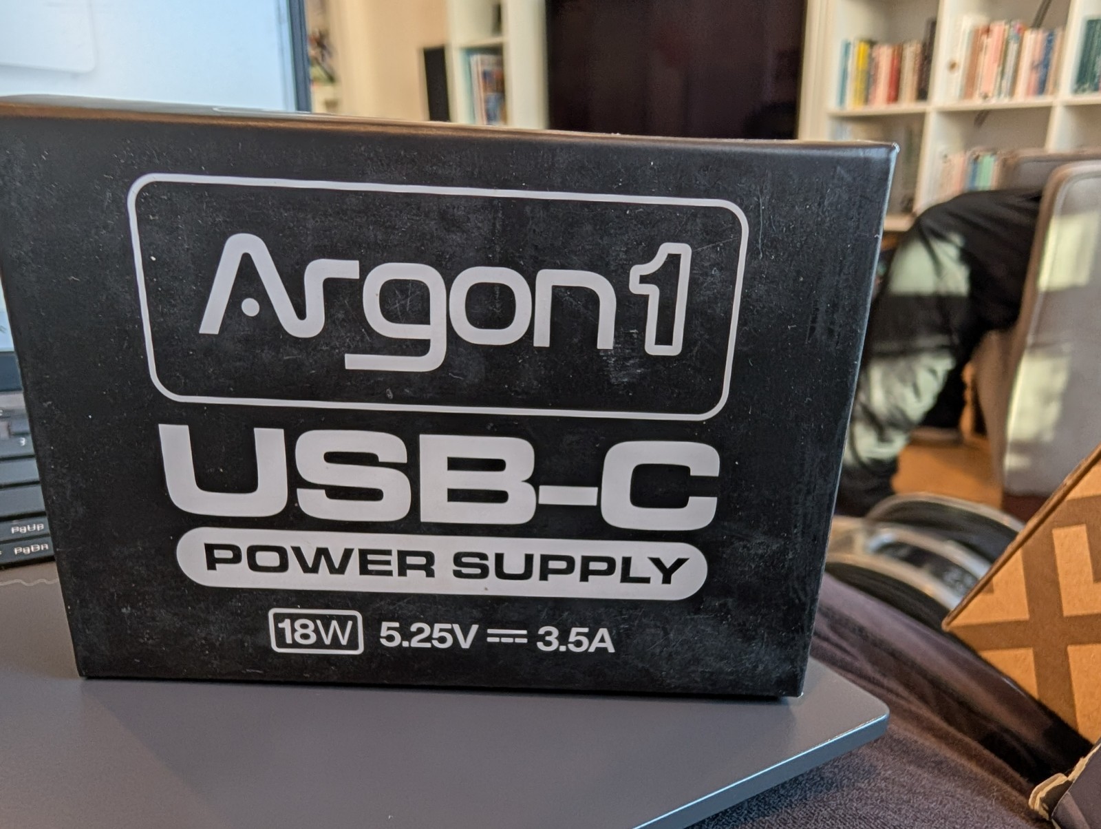 Three Argon ONE USB-C power supply for Raspberry Pi 4—18W, 5.25V/3.5A
