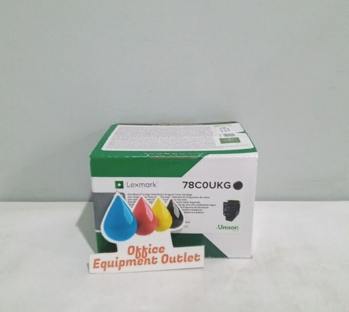 Lexmark 78C0UKG Black Toner Cartridge