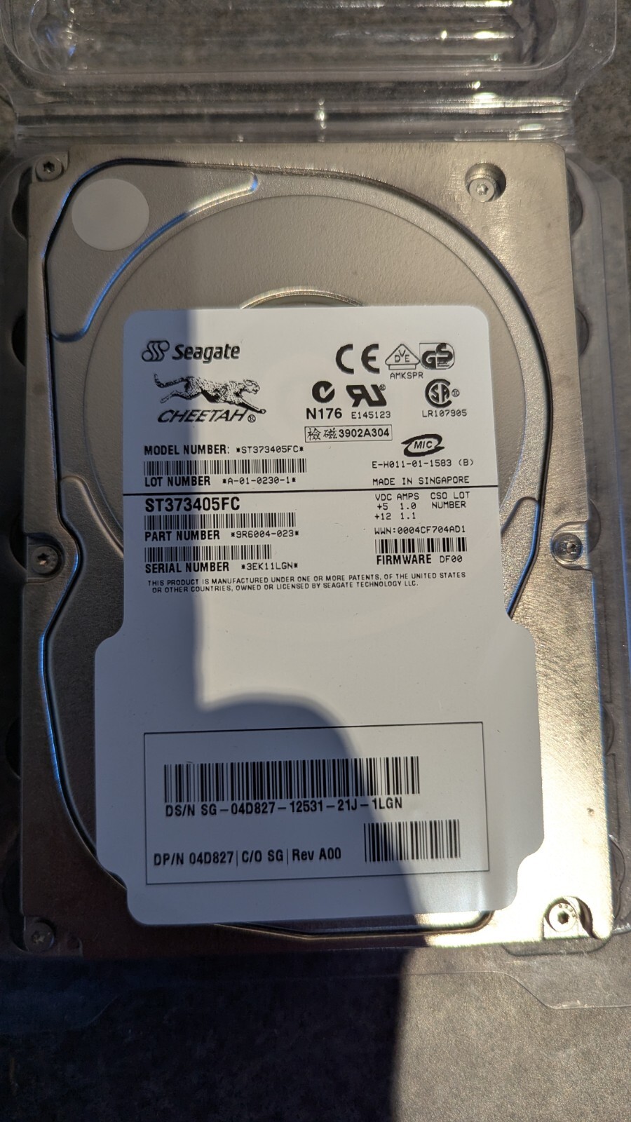 Seagate Cheetah HDD