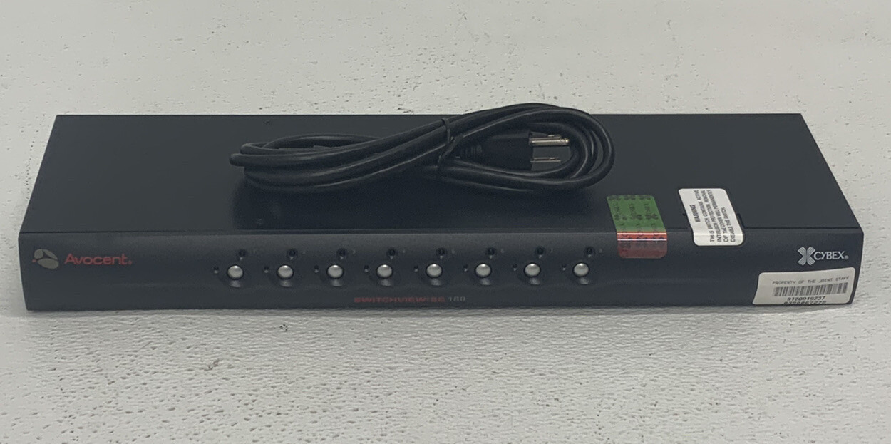 Avocent Switchview SC180 8 Port RS232 KVM 520-679-502 RS232 Switch Cybex New 