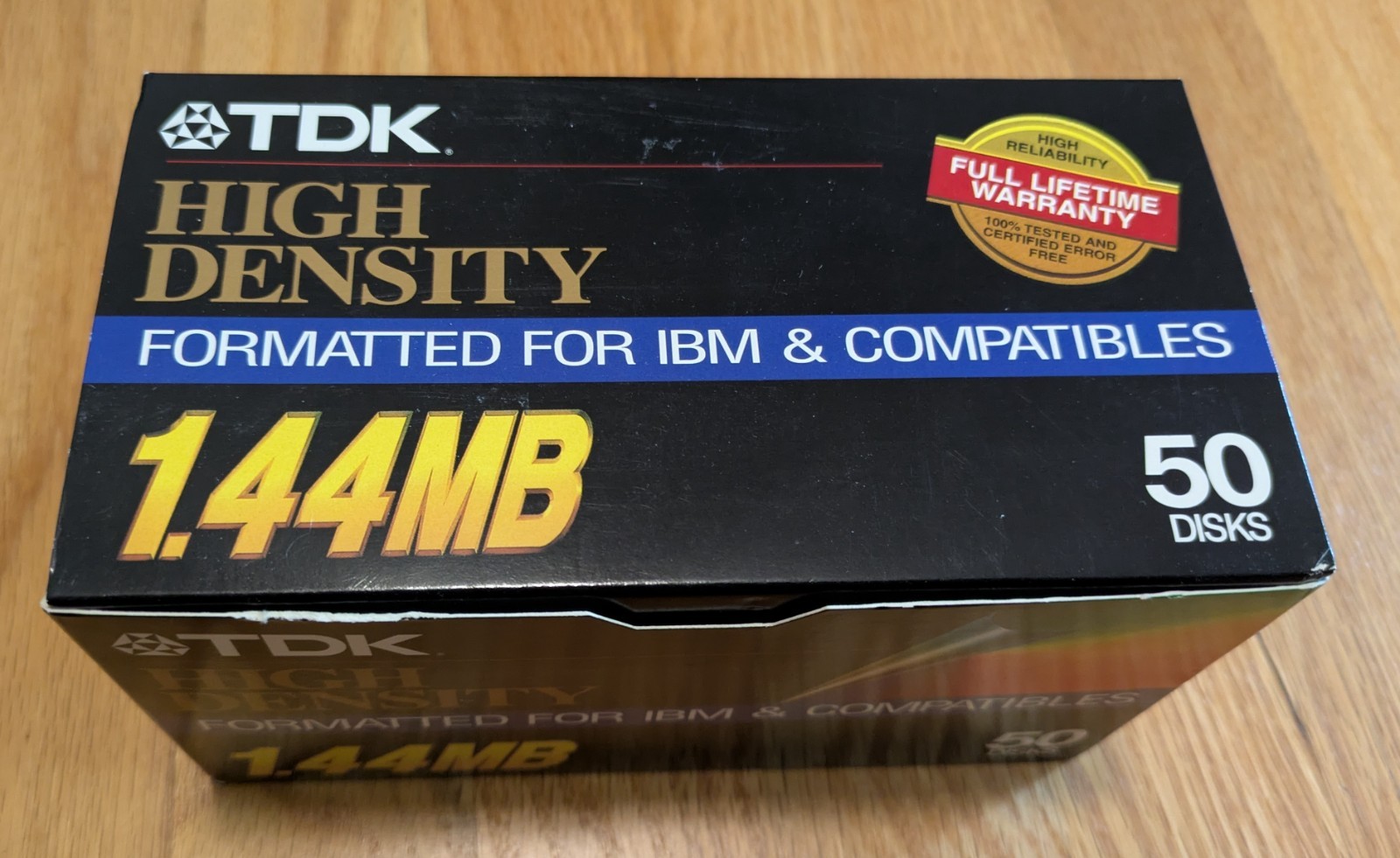 TDK brand 3.5 Inch 1.44 MB Diskettes - Floppy Disks - 44 Ct (Partial box) - new