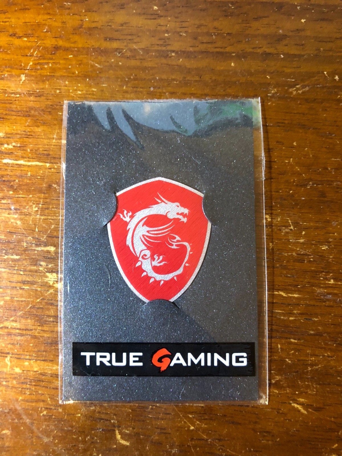 MSI True Gaming Red Dragon Shield Logo Sticker. Badge Decal. Official. Sealed.