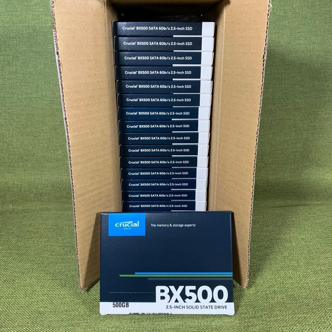 Crucial BX500 CT500BX500SSD1 500GB 2.5 inch SATA SSD Aluminum Frame Unused