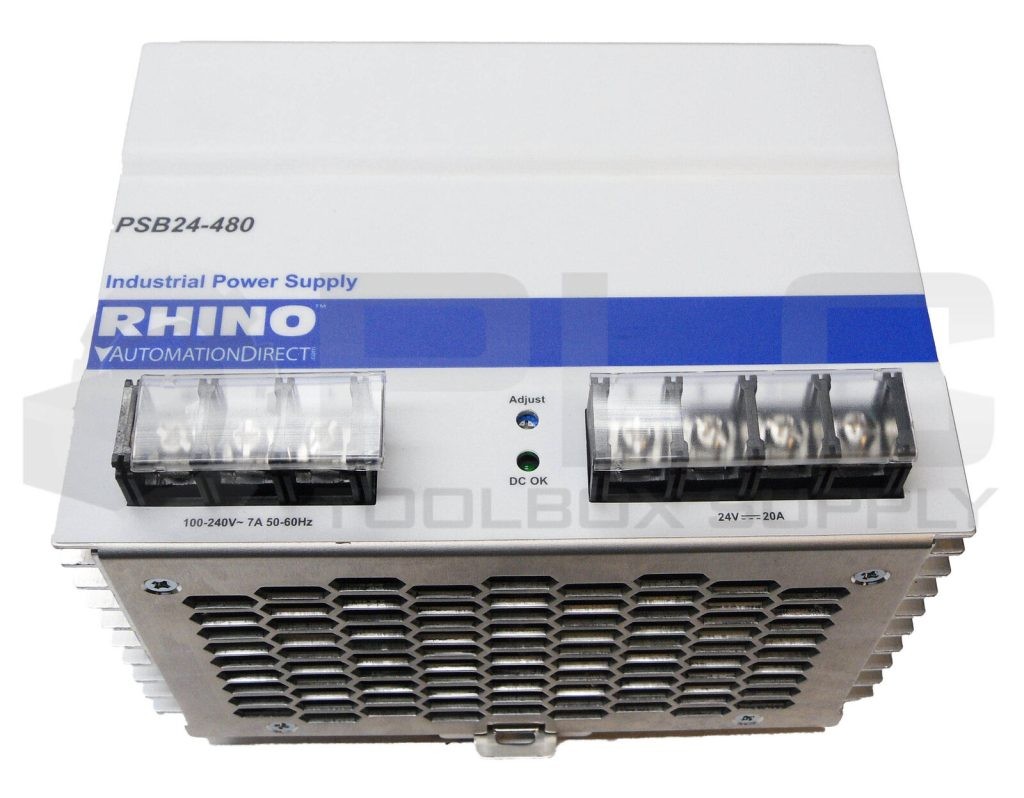 NEW AUTOMATION DIRECT PSB24-480 INDUSTRIAL POWER SUPPLY 100-240V 7A 50/60HZ
