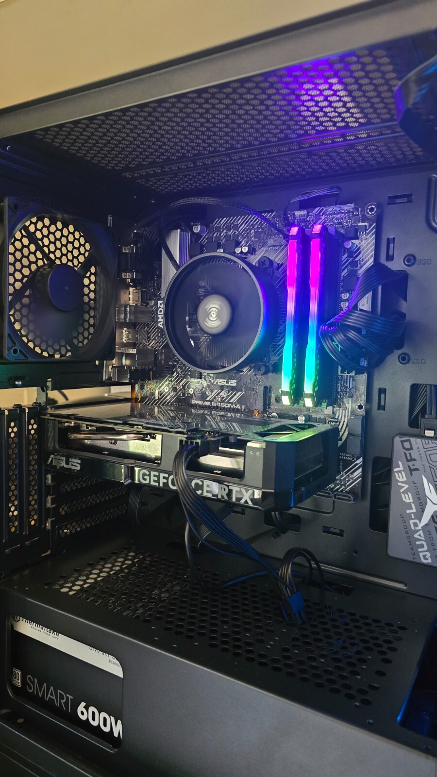 Built For You PC 2024 RTX 4060, Ryzen 5500, 32GB RAM, 1 TB SSD, RGB, RTX