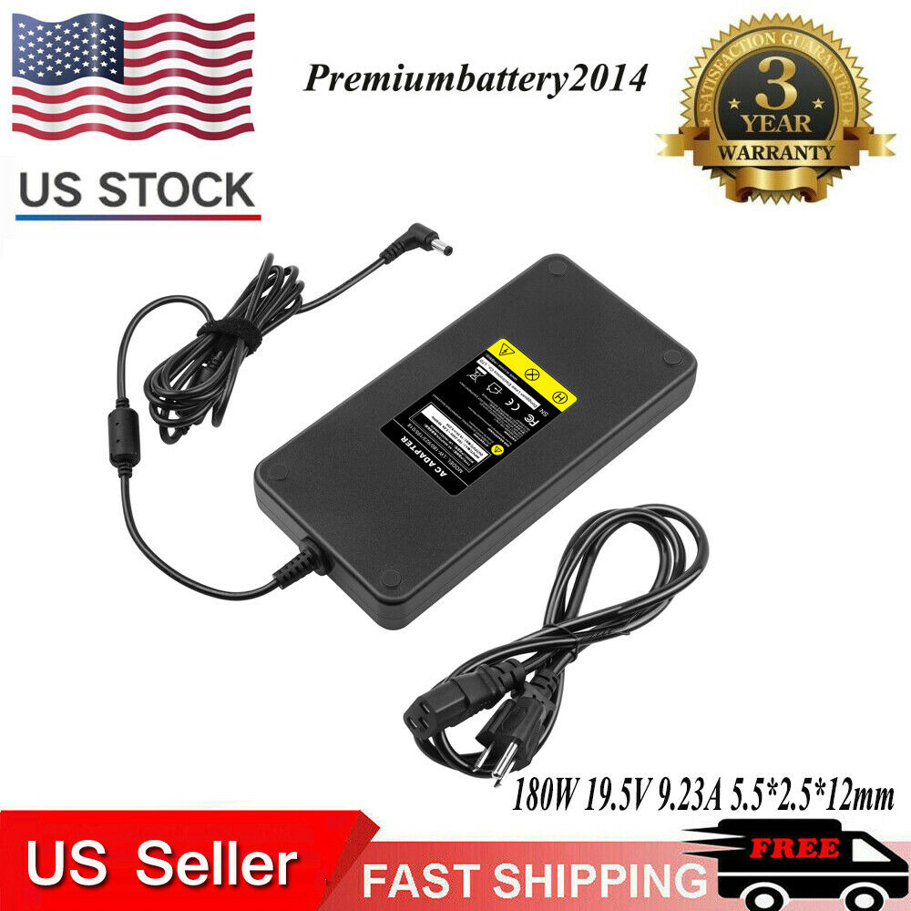  19.5V 9.23A AC Adapter Charger For MSI GV62 GV72 GS65 GS63 GS63VR GS43VR GS60