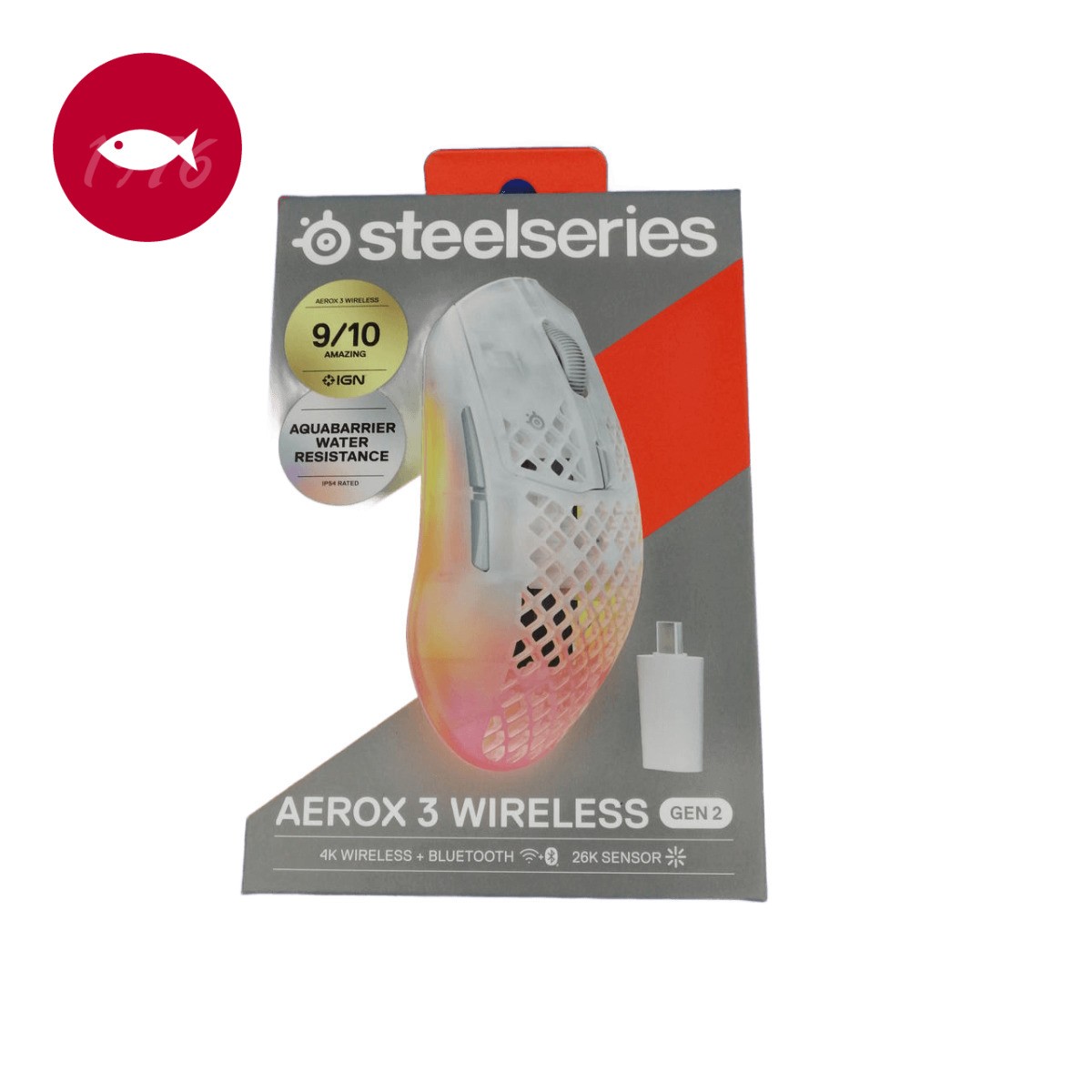 SteelSeries Gaming Mouse 6 Buttons 68g 0.25ms Response Time 120h Battery Japan