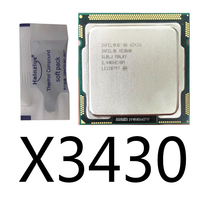 Intel Xeon X3430 X3440 X3450 X3460 X3470 X3480 LGA1156 CPU Processor TLC LOT