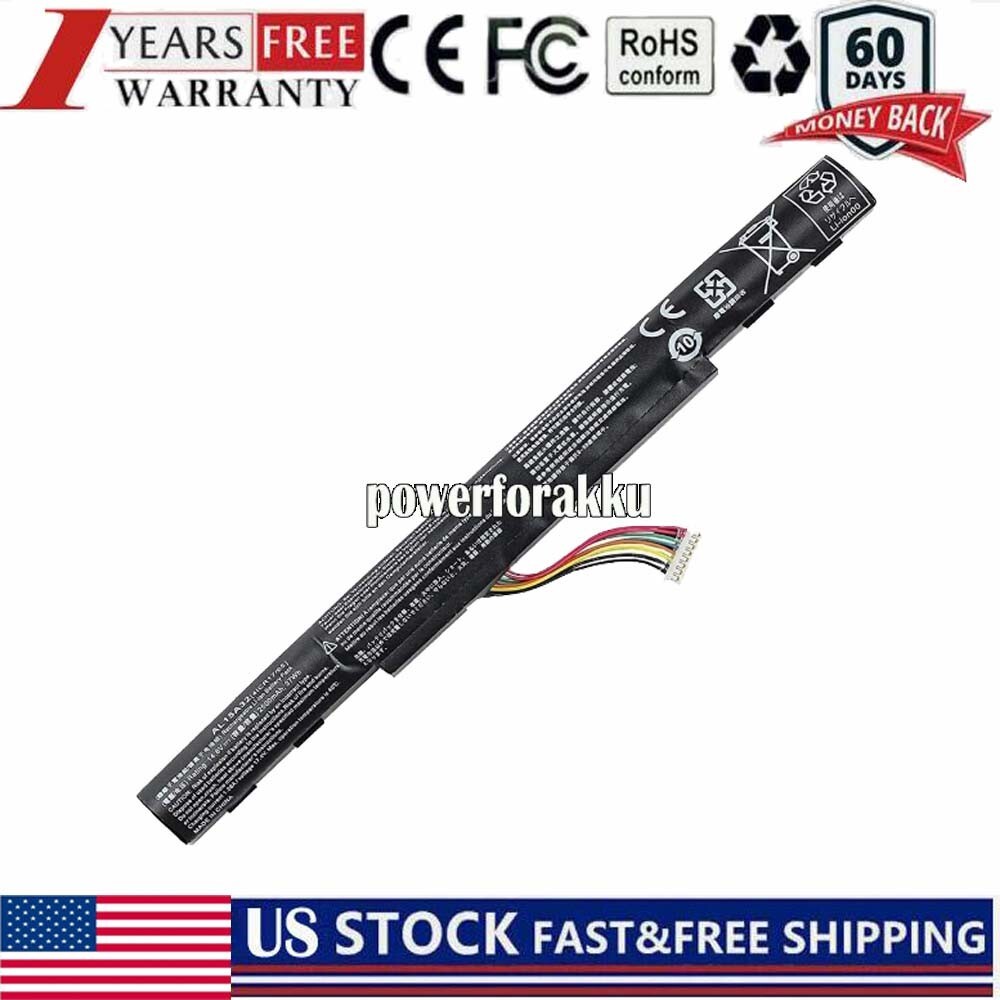 Battery AL15A32 4ICR17/65 For Acer TravelMate P257-M P258-M P277-M P278-M Series