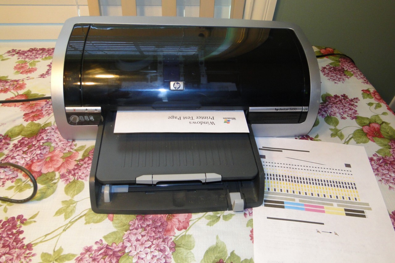 HP DeskJet 5650 Workgroup Inkjet Printer GREAT