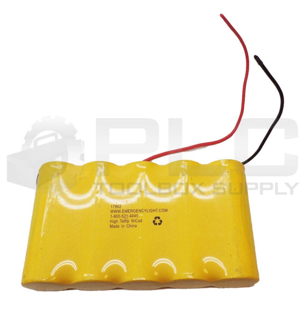 NEW EMERGENCY LIGHT 17962 HIGH TEMP NICAD BATTERY PACK