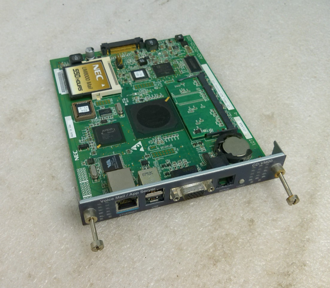 NEC Univerge SV8100 CD-VM00 Voice Mail and Application Server Blade UM8000