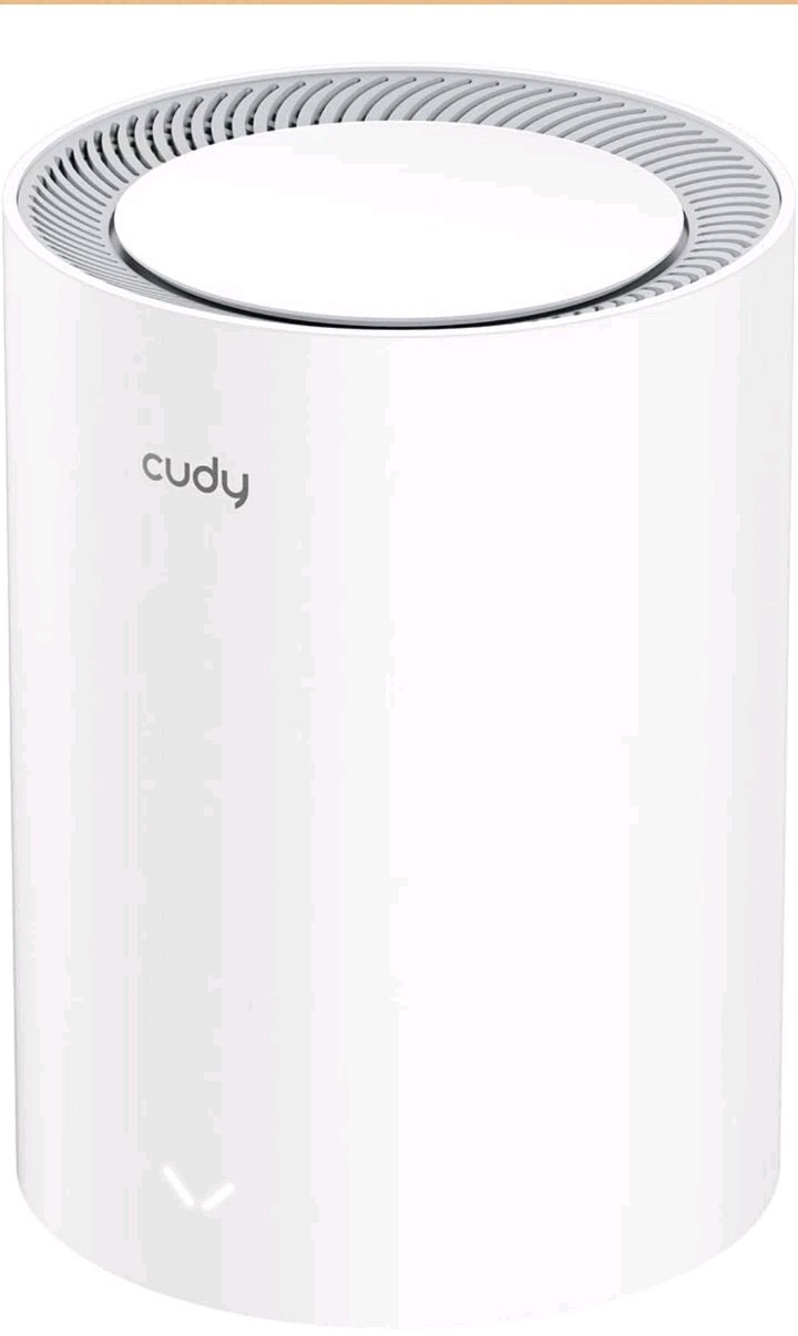 Cudy AX3000 Wi-Fi 6 Mesh, 970 sq.ft, OpenWRT, M3000 2.0 1-Pack2402+574 Mbps...
