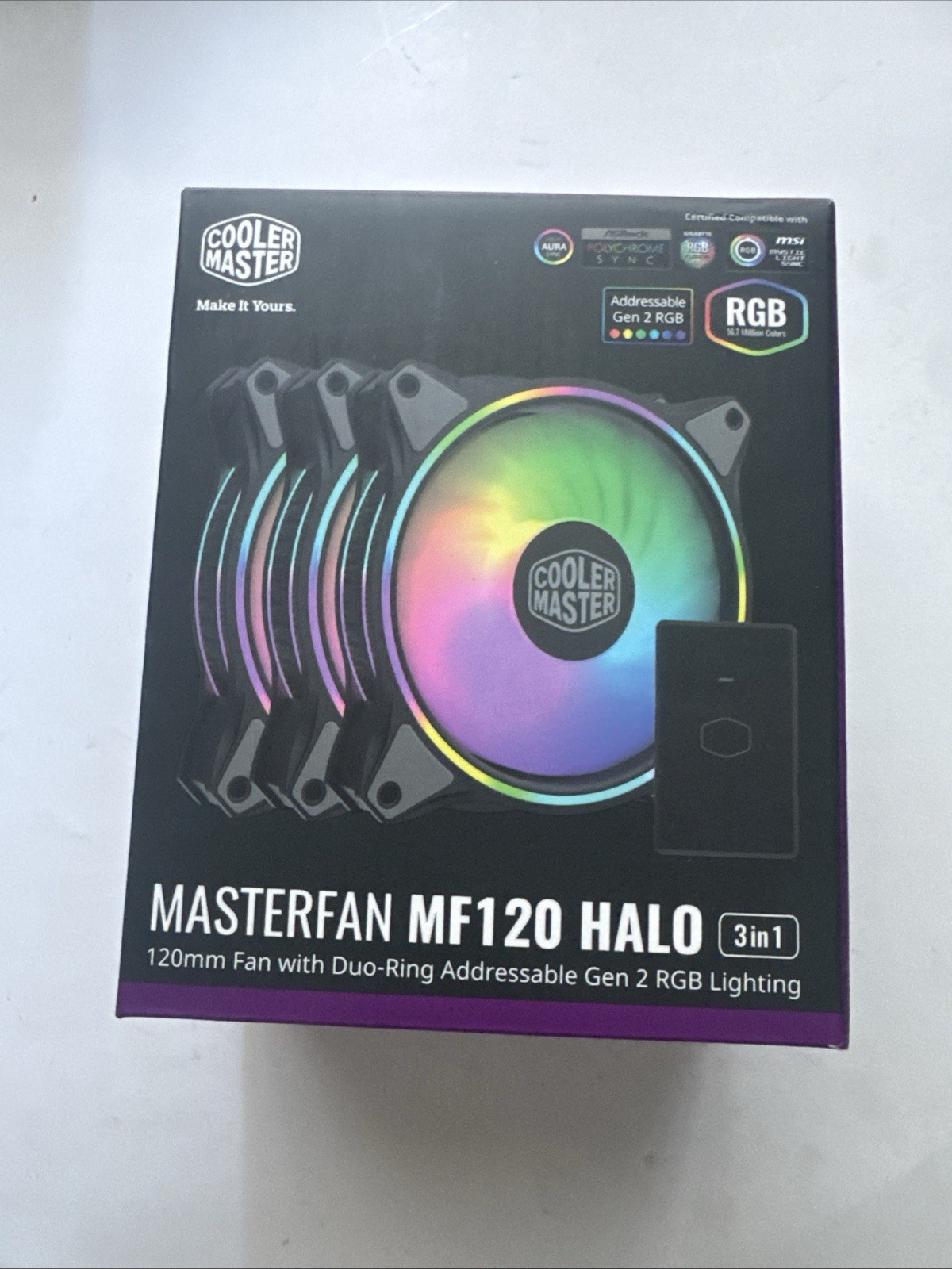 Cooler Master MF120 Halo² 3in1 PC Case Fans 3 Pack