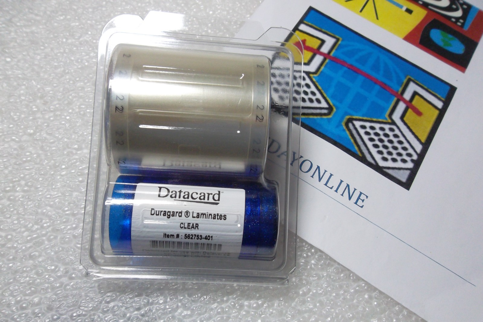 Datacard DuraGard Entrust Clear Laminate for Datacard SP Printers 562753-401 NEW