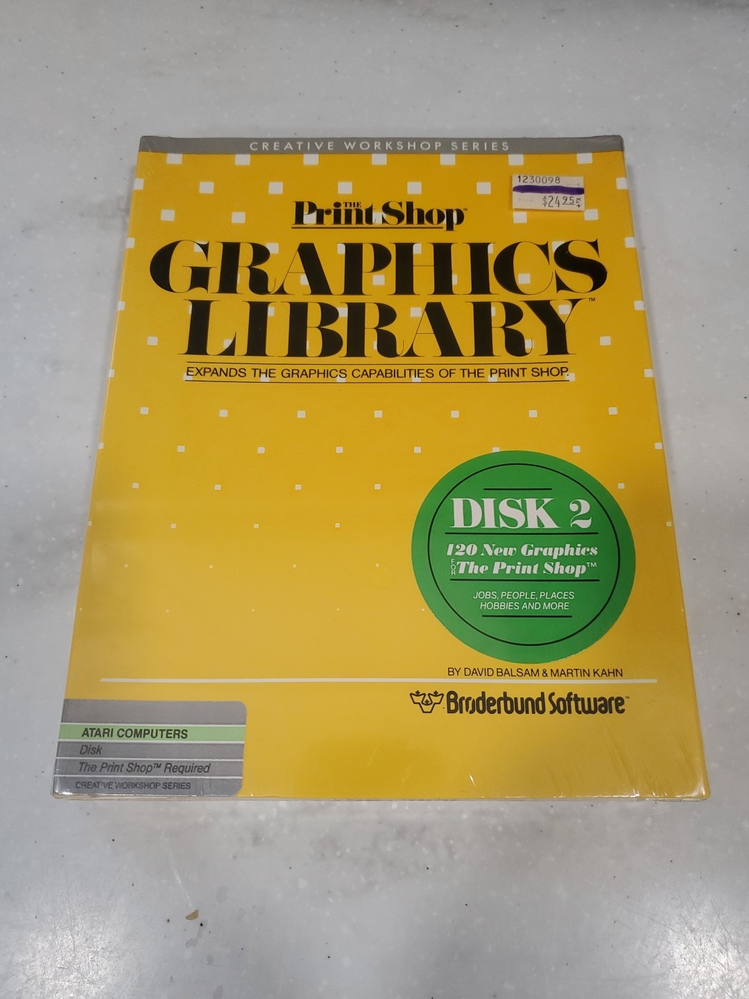The Print Shop Companion Graphics Library Disk 2 Atari Computer Software