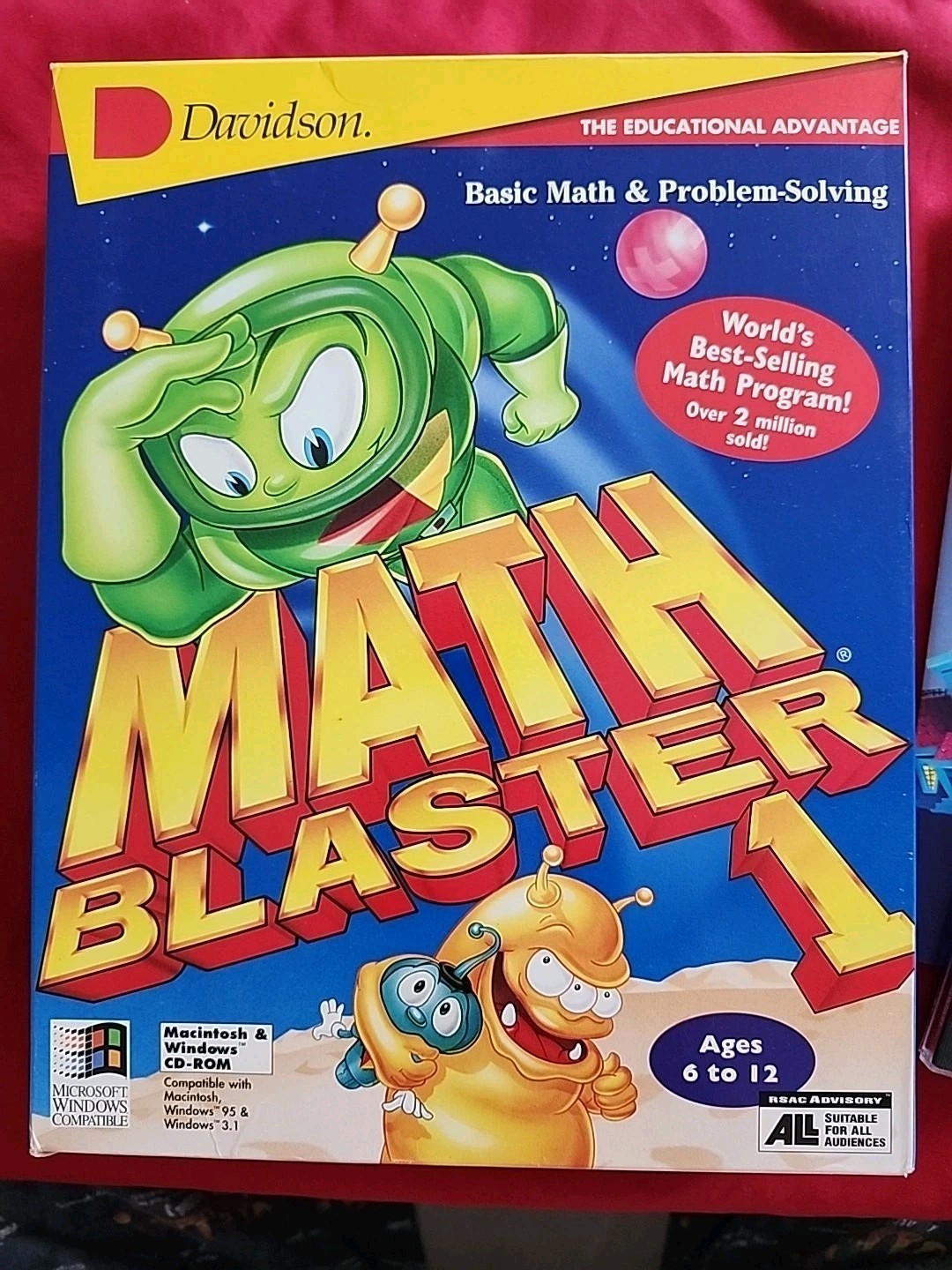 Math Blaster 1 Age 6-12 Davidson