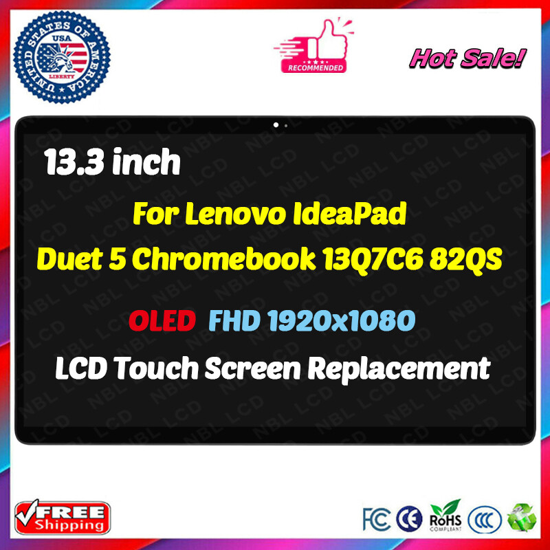13.3" OLED LCD Touch Screen Display for Lenovo IP Duet5 Chromebook 13Q7C6 82QS