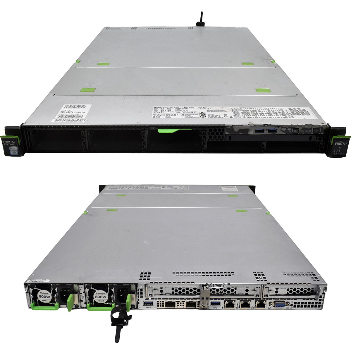 Fujitsu Primergy RX2530 M5 Server no CPU no RAM 2x Cooler 8x 2.5" EP420i X527...