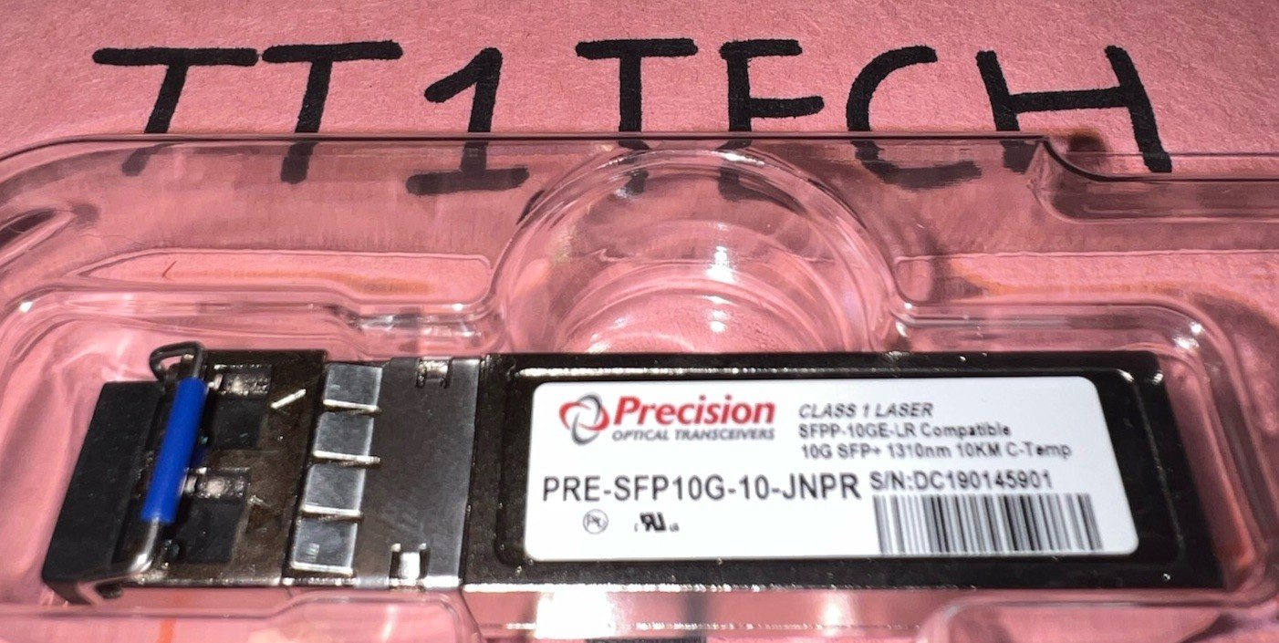 New Precision PRE-SFP10G-10-JNPR 10G  10GBASE-LR 1310nm 10km SMF SFP+ module