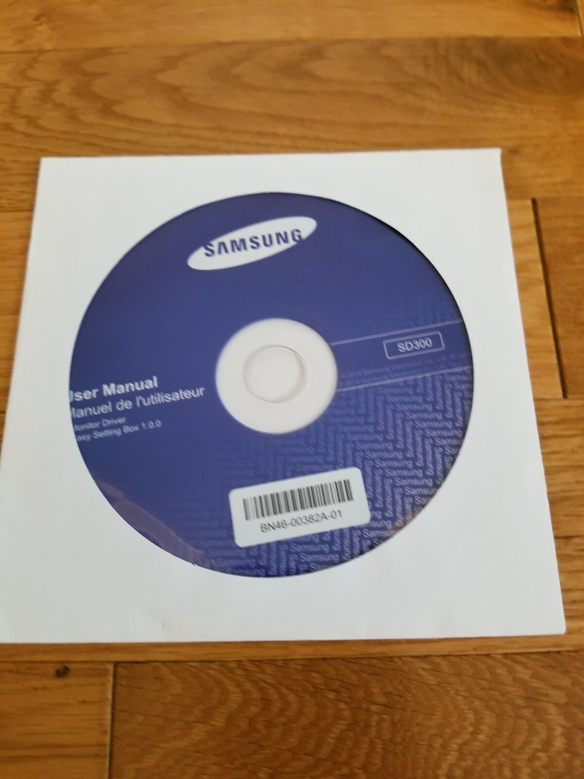 SAMSUNG USER MANUAL MONITOR DRIVER SD300 NEW NEVER USED EASY SETTING BOX 1.0