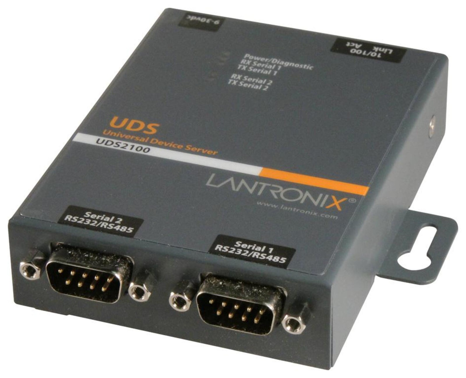 Lantronix - UD2100002-01 - Lantronix 2 Port Serial (RS232/ RS422/ RS485) to IP
