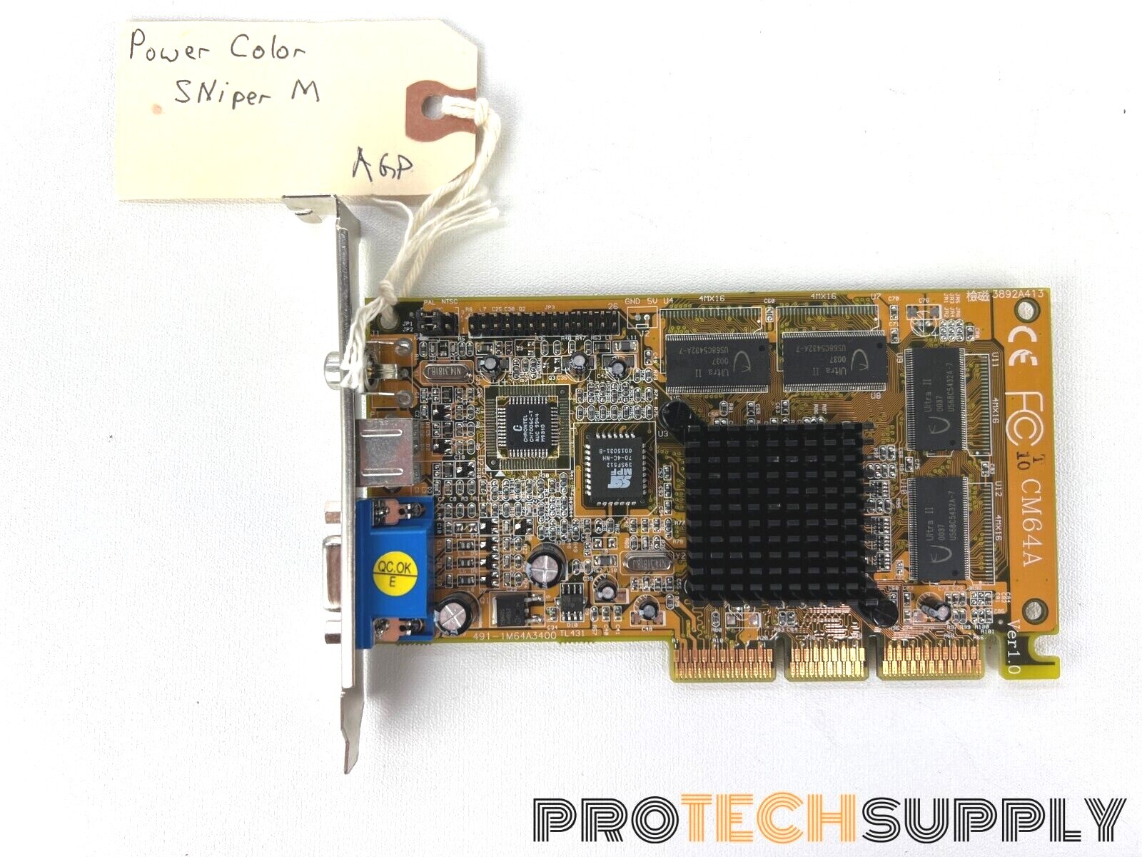 Power Color SNiper M CM64A Video Card GPU 491-1M64A3400 with WARRANTY