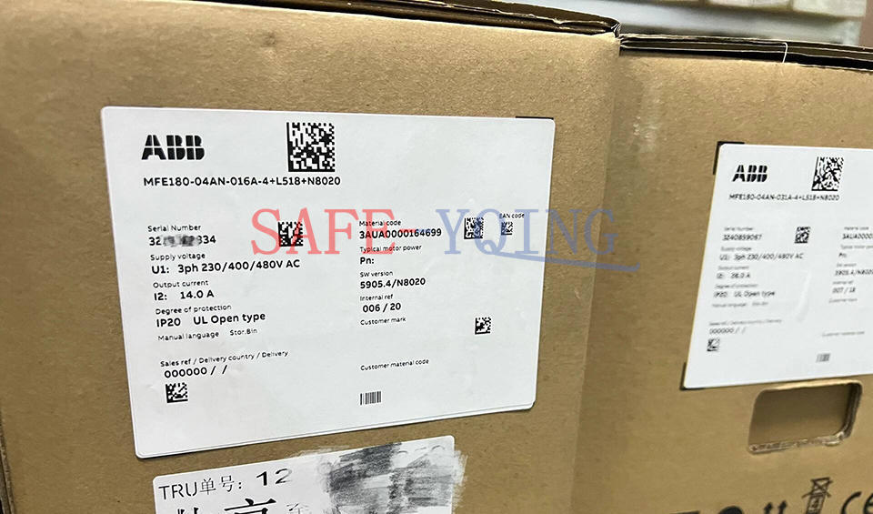 1PIECE NEW ABB SERVO DRIVE MFE180-04AN-016A-4+L518+N8020 FedEx or DHL