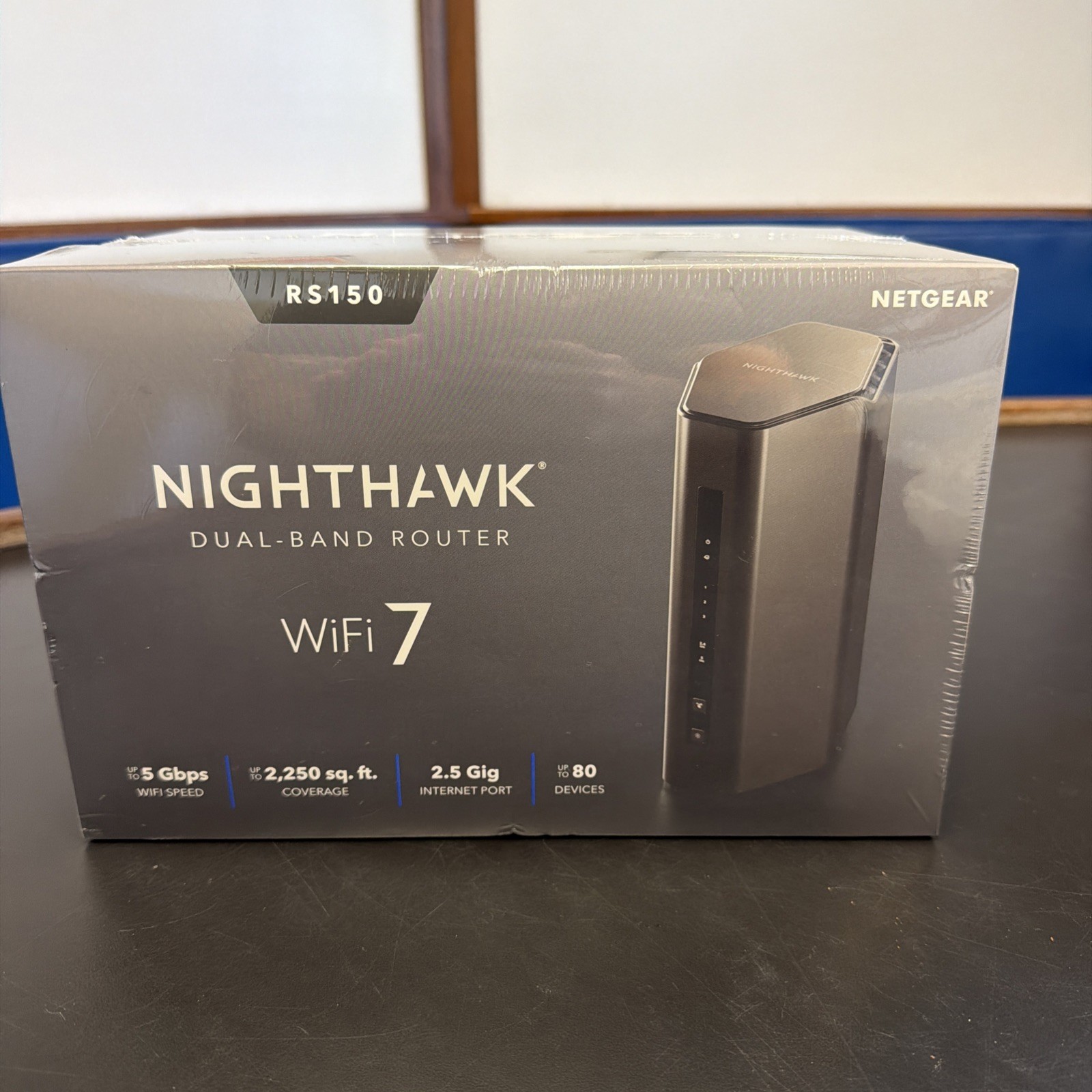 Netgear Nighthawk RS150 BE5000 Dual-Band Router WiFi 7 RS150-100NAS NEW