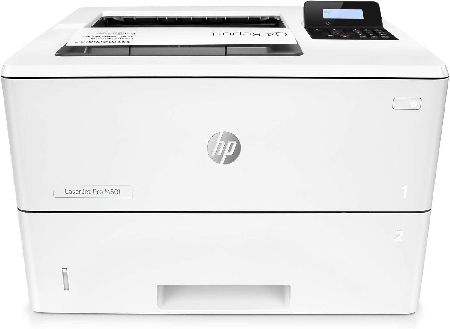 HP  LaserJet Pro M501 Laser Printer  White M501dn Duplex Print Tested With Toner