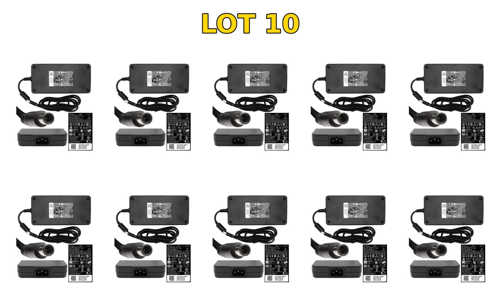 LOT 10 Dell 240W AC Power Adapter Precision M4700 7510 7710 GA240PE1-00