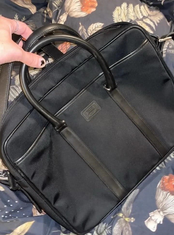 coach laptop messenger bag nylon canvas vintage 2001