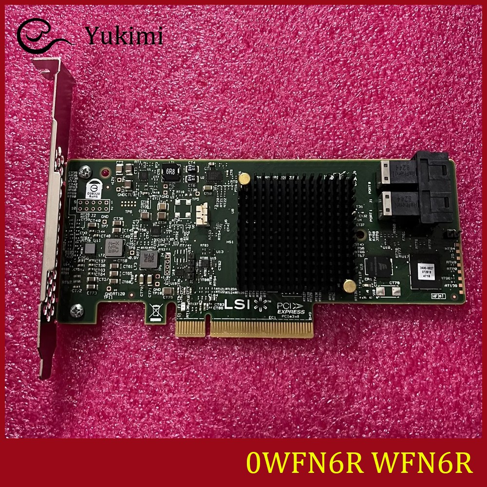 0WFN6R FOR DELL WFN6R Server SAS 9341-8i HBA 12G Array Card