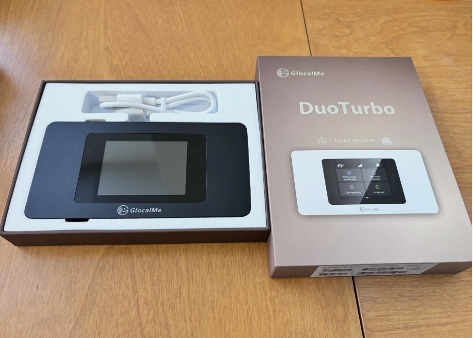 GlocalMe DuoTurbo 4G Portable Travel WiFi Hotspot(NomadsFi Provide Service)