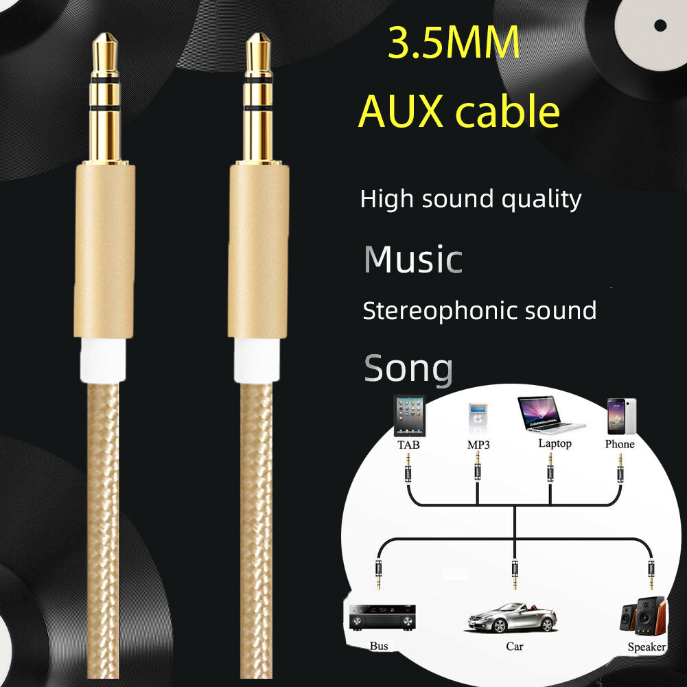 Audio Cable 3.5mm Jack  Speaker Line Aux Cable for iPhone Samsung Car Headphone