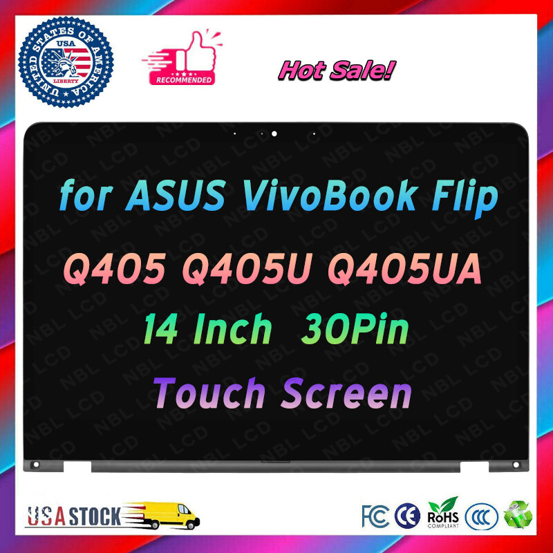 14" for ASUS VivoBook Q405UA-BI5T5 Q405UA-BI5T7 LCD Display Touch Screen FHD