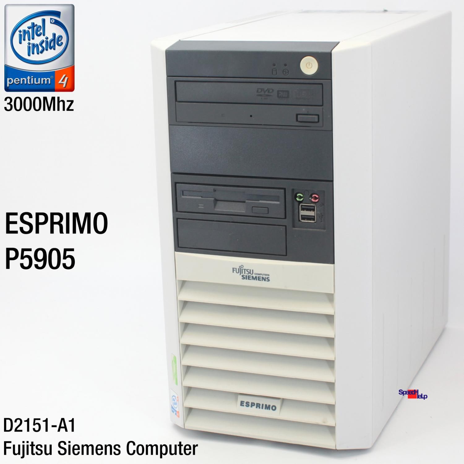PC Computer FSC Fujitsu Siemens Esprimo P5905 D2151-A1 4 Pentium 4 160GB 2GB RAM