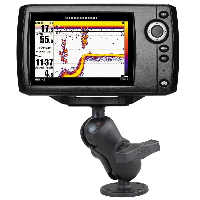 RAM-202-153-B-202U  RAM Drill-Down Double Ball Mount for Humminbi...