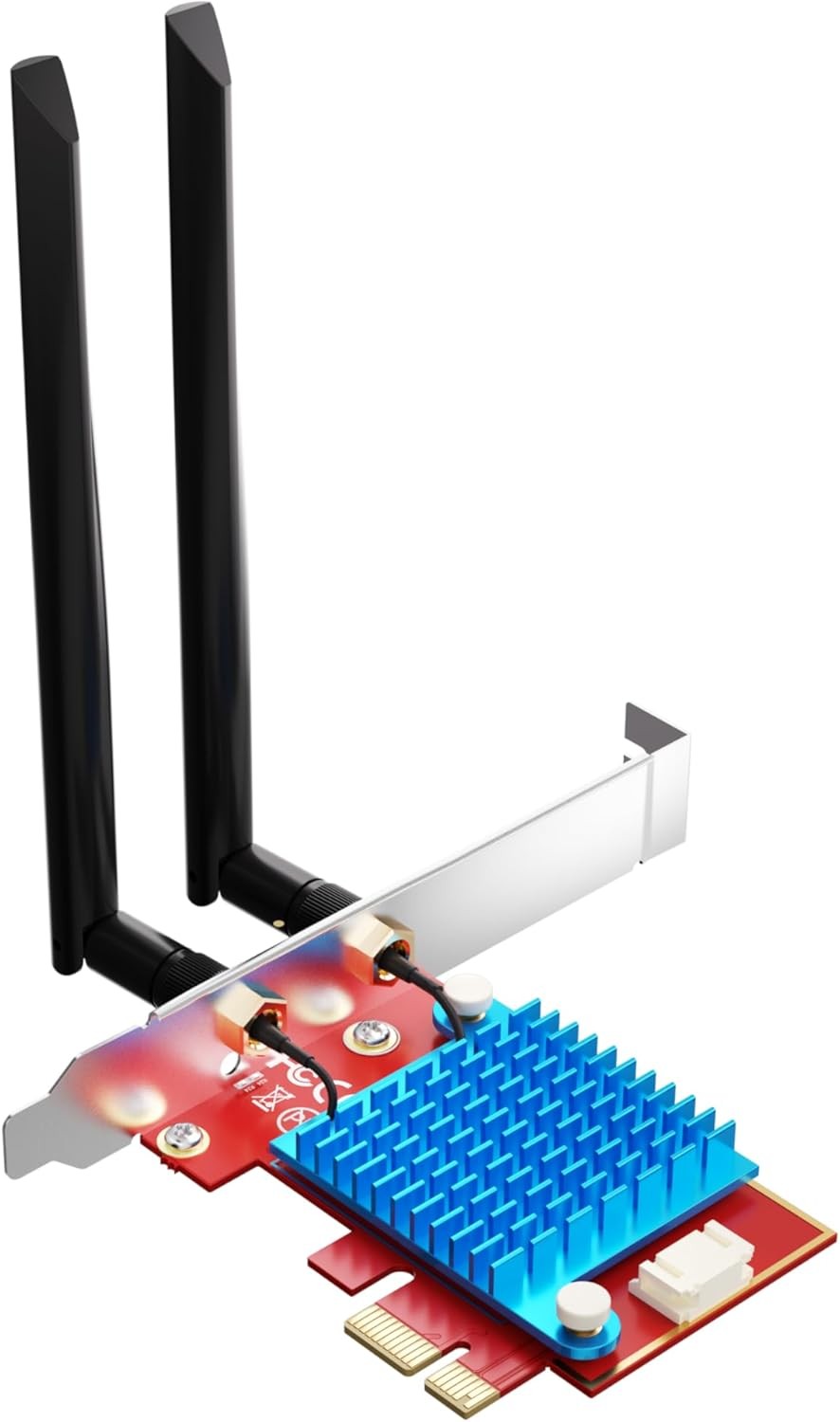 Intel PCIe Network Card WiFi-7 BE200 Desktop WiFi Bluetooth 5.4 Network Adapter