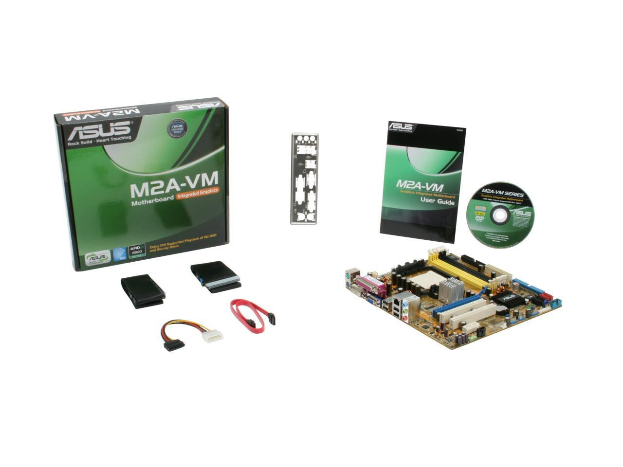 ASUS M2A-VM Rev 1.01G AMD 690G Socket AM2 mATX Motherboard