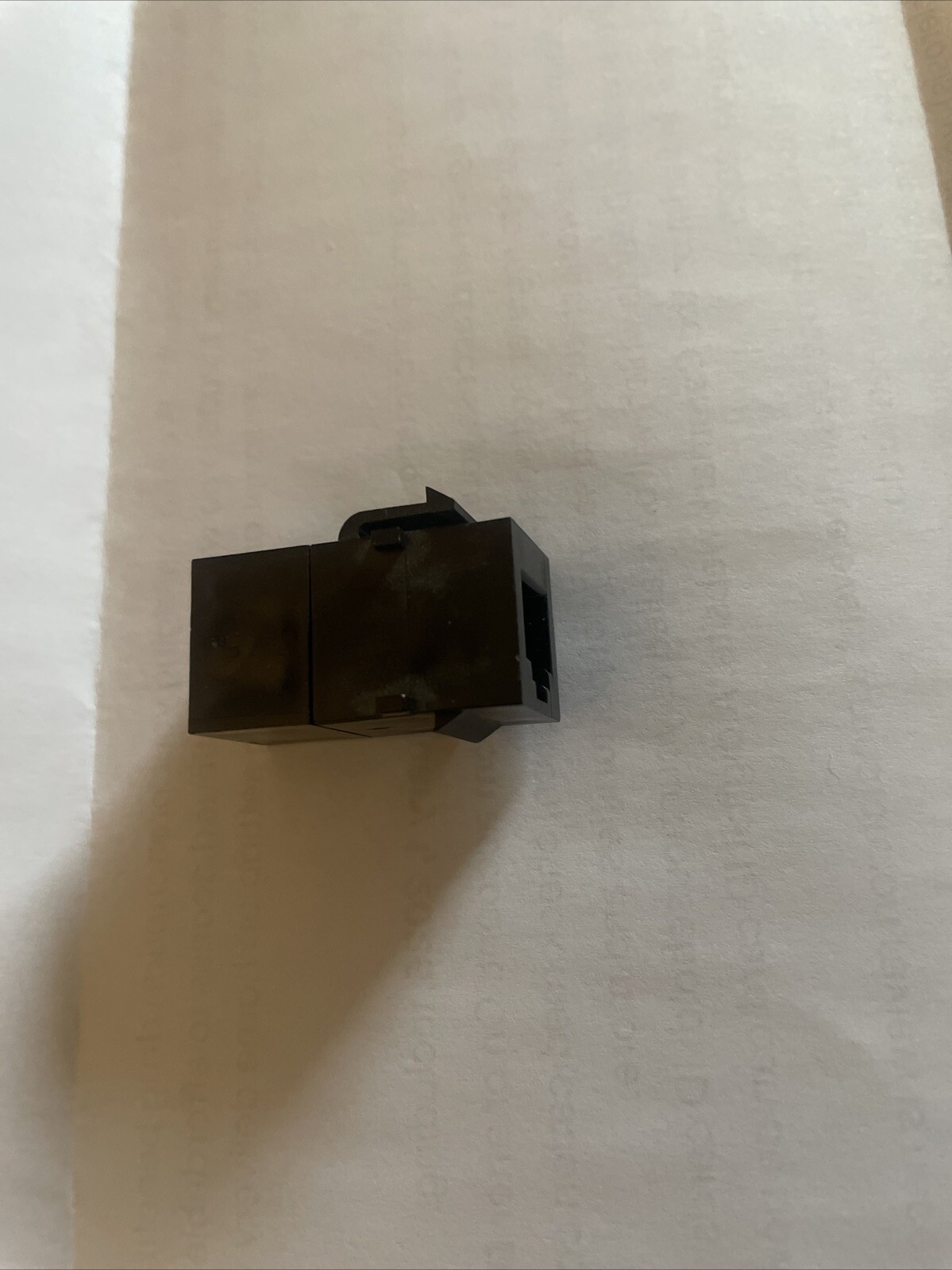 Black RJ11/RJ12 Phone Keystone Jack Female-Female