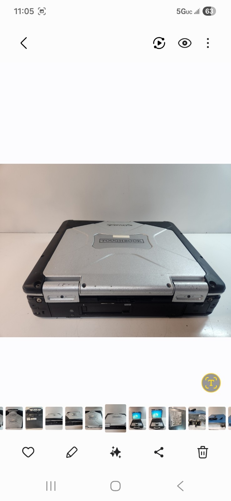 Panasonic ToughBook CF-31 Core i5-2.60GHz 8GB 500GB Wi-Fi Touch