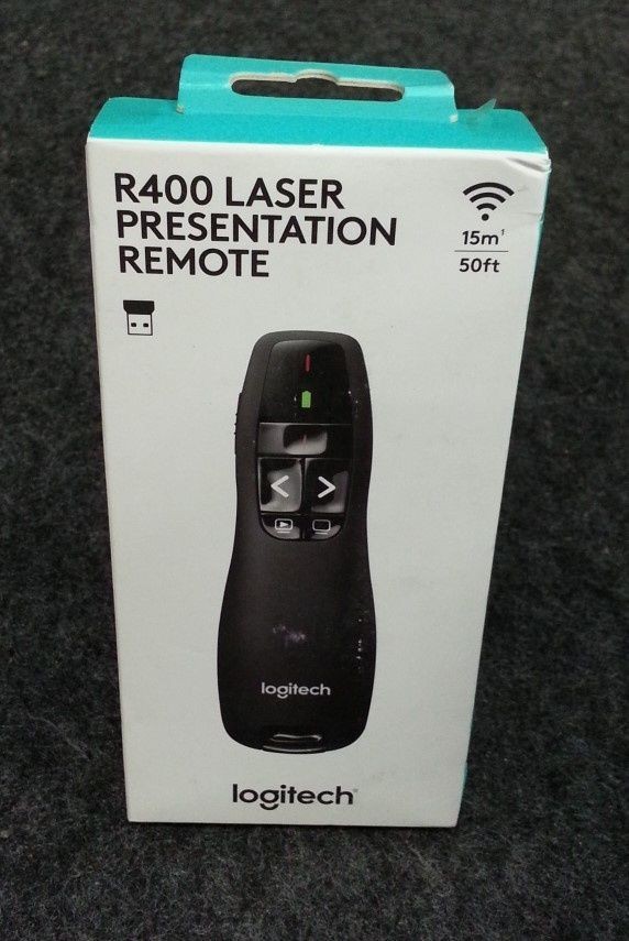LOGITECH R400 Wireless Laser Presentation Remote Black