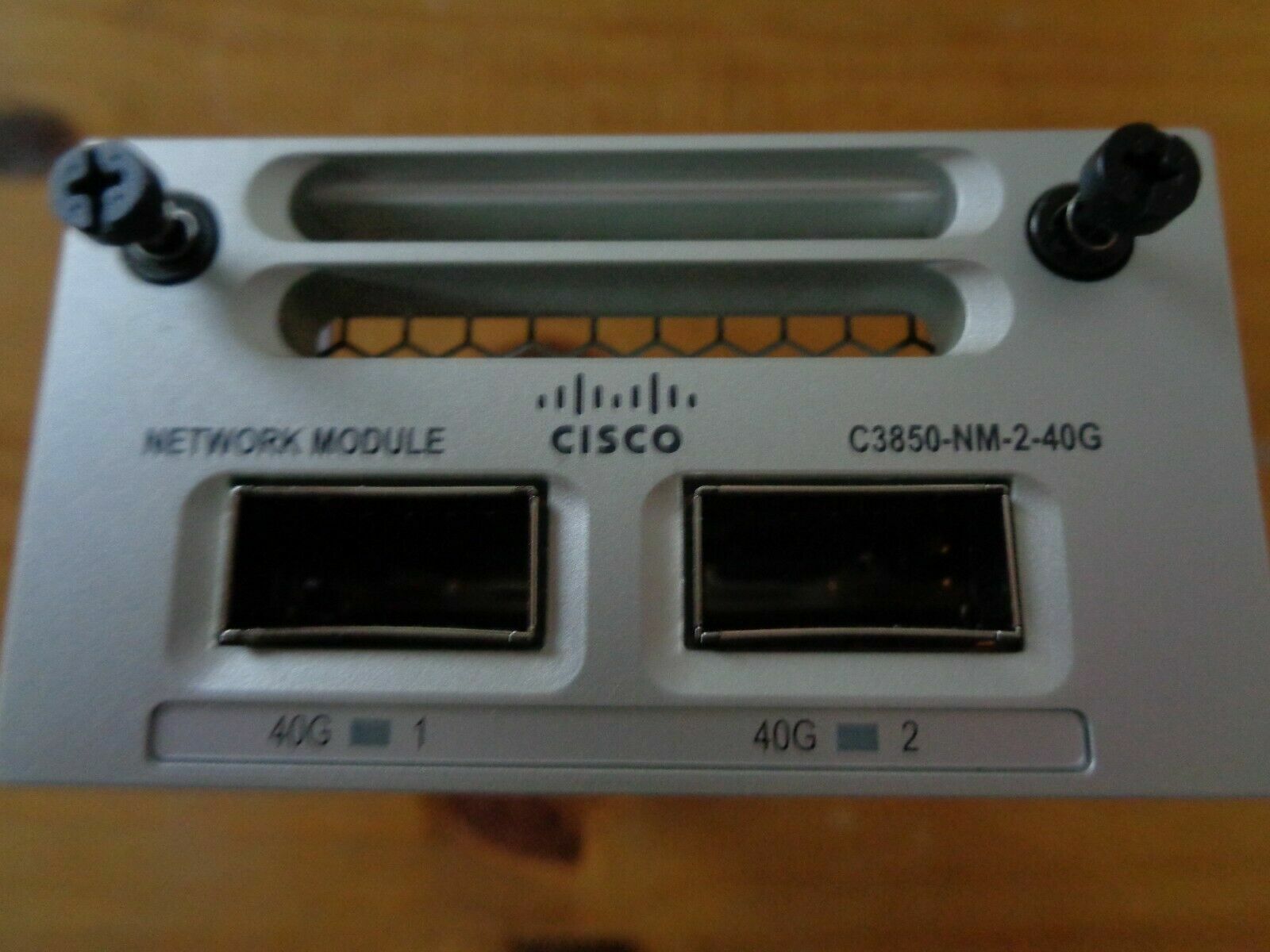 Genuine Cisco C3850-NM-2-40G Network Module 2x 40 Gigabit Ethernet QSFP+ Ports