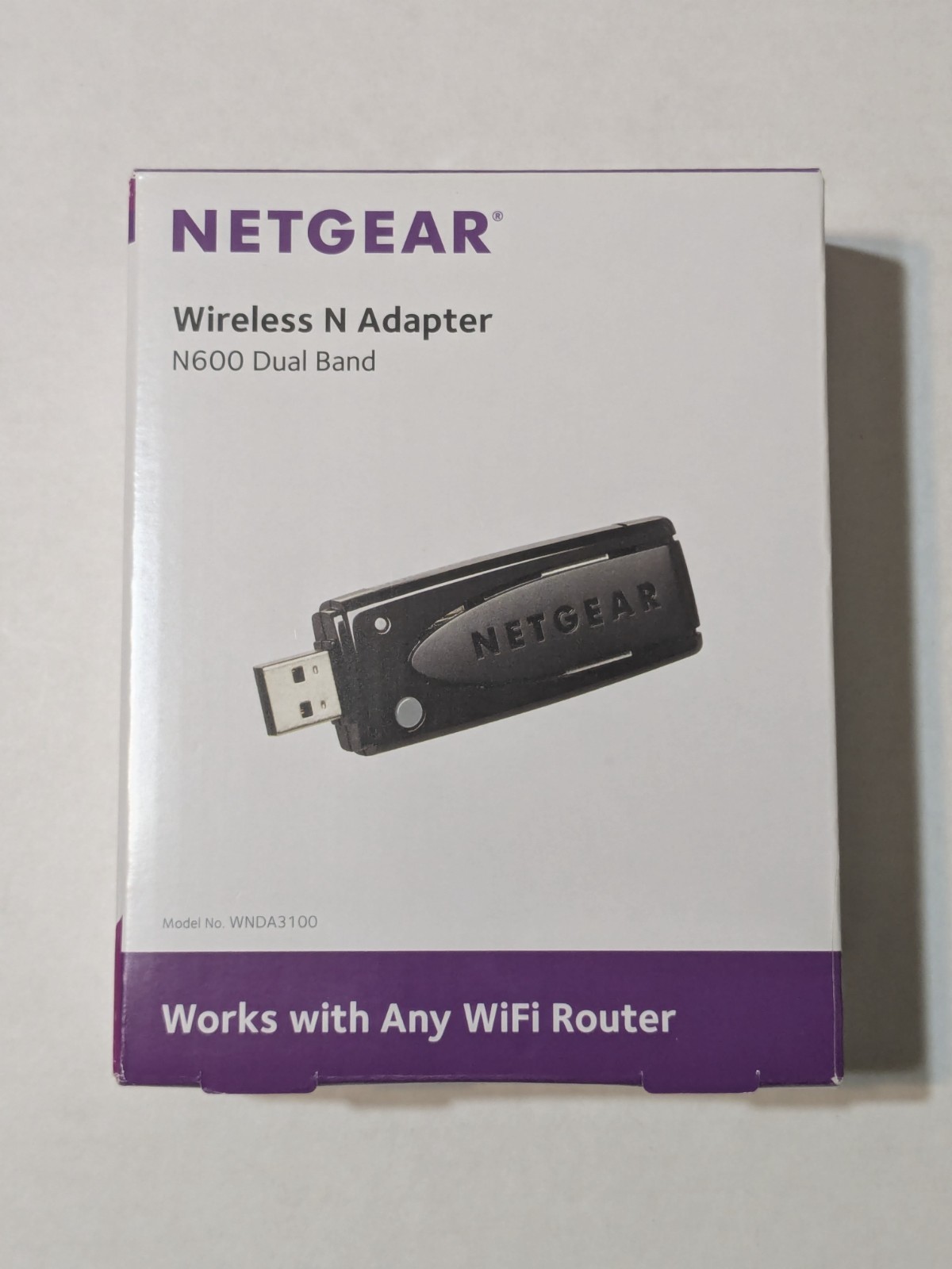 NETGEAR Wireless N Adapter N600 Dual Band / New / + 2 opened untested adapters