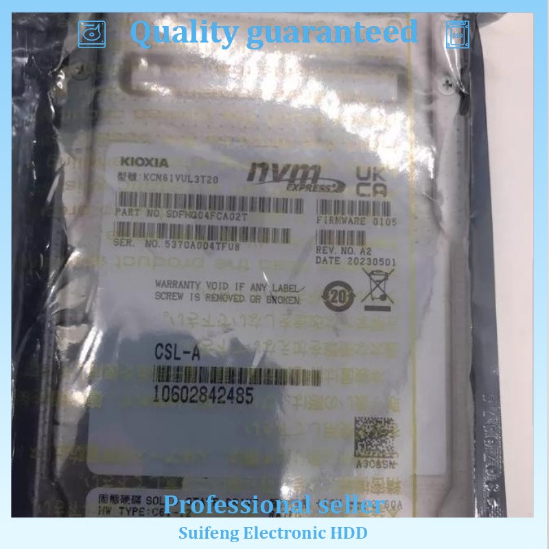 KIOXIA CM6 3.2TB SSD 2.5" U.2 NVME PCIe 4.0 X4 Solid State Drive KCM61VUL3T20