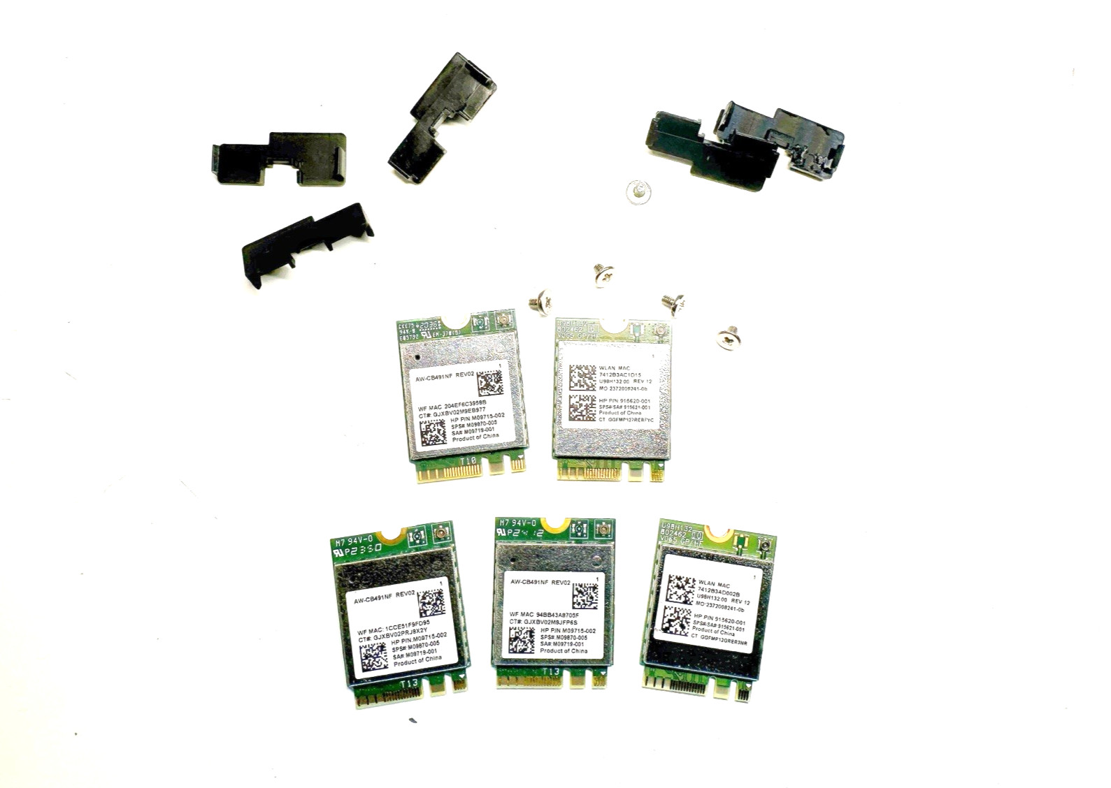 🔥Lot of 5 HP REALTEK RTL8821CE M.2 2230 WiFi 5 802.11ac Bluetooth5.0 Dual-band