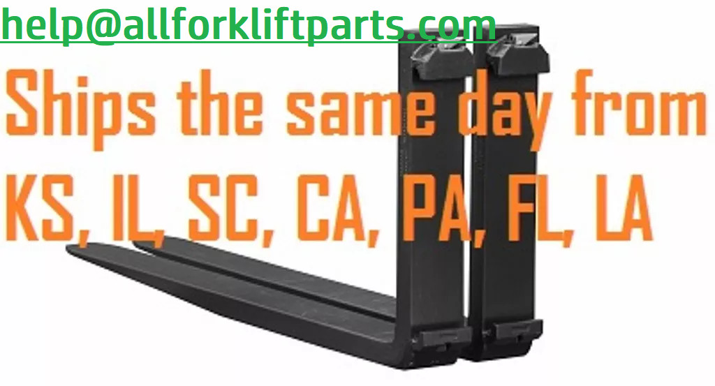 CLASS 3 FORKLIFT FORKS SET 96" CAPACITY 8K 10 +K LBS TRUCK 8 Foot FEET 2x5x96